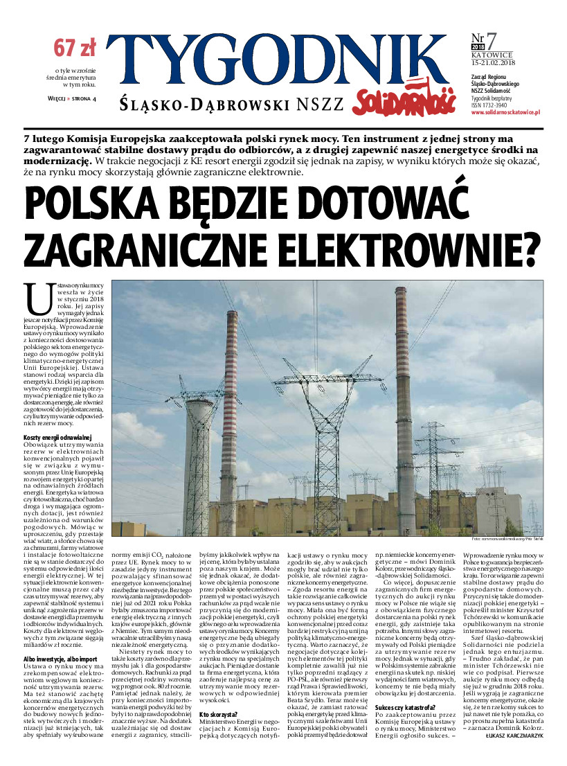 Tygodnik Śląsko-Dąbrowski NSZZ Solidarność